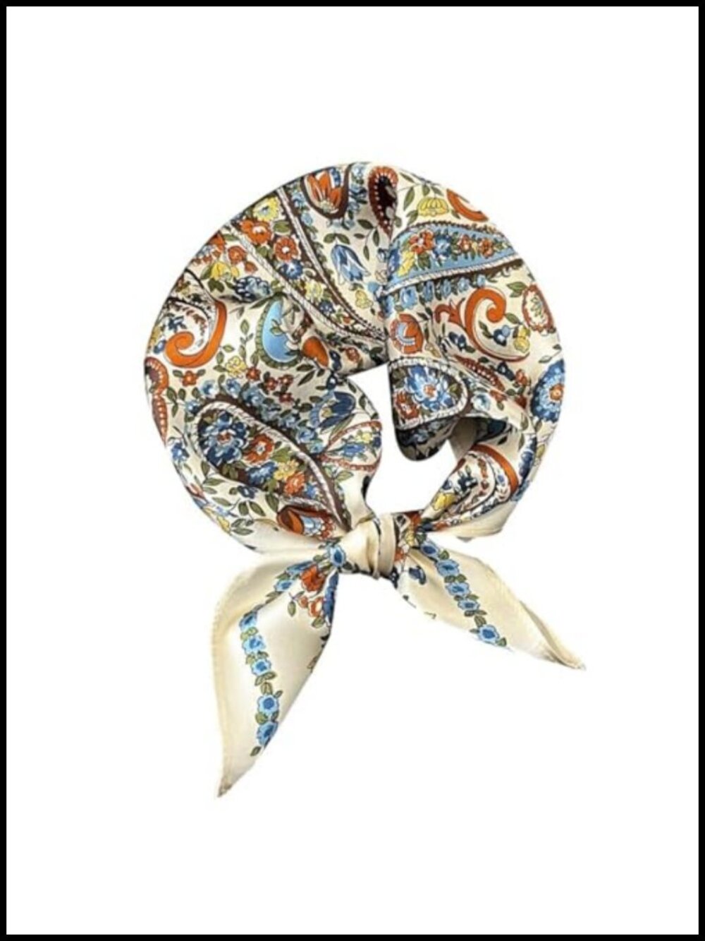 100% Mulberry Silk Neck Scarf 21x21 Lightweight Neckerchief Square Scarves